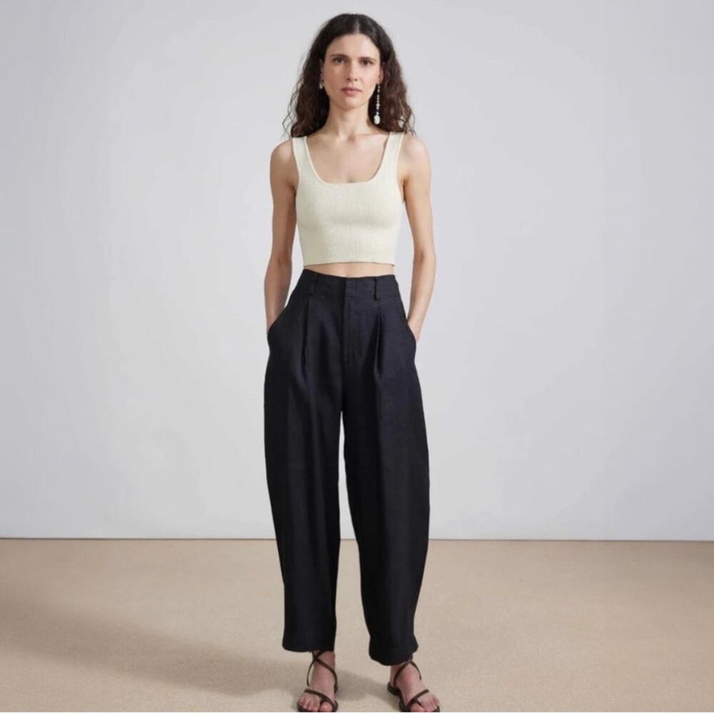 🆕 Apiece Apart Textured Drape Bari Trouser • size‎ 2 • NWT